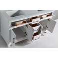 thumbnail image 5 of Vanity Art 60 inch double sink bathroom vanity set with super white engineered marble top., 5 of 10