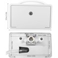 thumbnail image 2 of FYBTOF RV Exterior Shower Box Kit Faucet with Shower Head Hot Cold Water Switch with Hose,Keys for Boat Camper Motorhome Exterior Faucet RV Shower Tool(White)-3405, 2 of 5