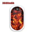 thumbnail image 1 of yeacher Chauffe-Mains Portable Rechargeable USB avec 3 Réglages de Chaleur, Batterie Intégrée 3600mAh, Mini Banque d'Alimentation, Cadeau Essentiel d'Hiver en Blanc, 1 of 7