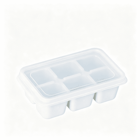 ACDANC 2026 New Stackable Freezer Trays with Removable Lids,Silicone Base for Easy Ice Release,Suitable for Cold Drinks,Desserts,And Baby Food Storage,Portion Control and Space-Saving Design