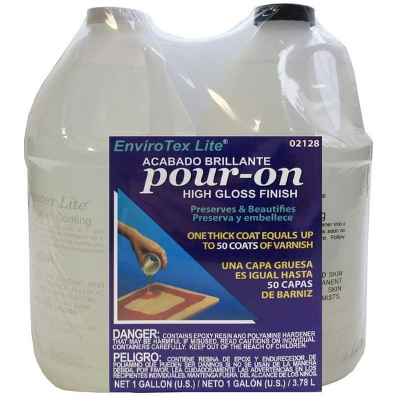 Envirotex Lite Pour On High Gloss Finish 128oz