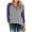 #3/4 sleeve pure shirts Purple, variant on Summer Womens Cotton Tops Color Block Tunic Blouses Scooped Neck 3/4 Sleeve Tops Trendy Dressy Tee Shirts Relaxed Fit Top Shirts Pure Color Workout Sport Yoga Clothes Trendy 2025 Spring