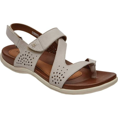 

Women s Rockport Cobb Hill Rubey Thong Slingback White Leather 6 N
