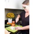 thumbnail image 3 of Gafas de seguridad de cebolla verde, gafas de cebolla antisalpicaduras, protección para ojos y cara para mujeres, hombres, hogar, cocina y actividades al aire libre. JM MX-0136003FYD, 3 of 4