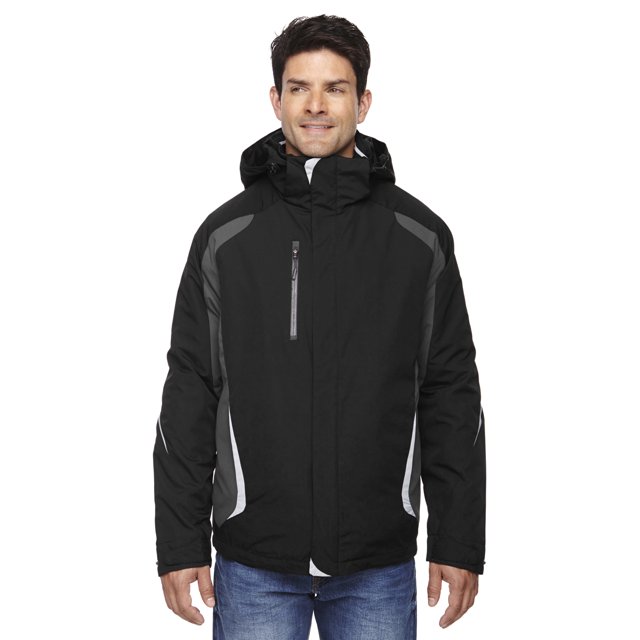 Chaqueta 3 en 1 Extremo norte con forro aislado NEGRO 4XL
