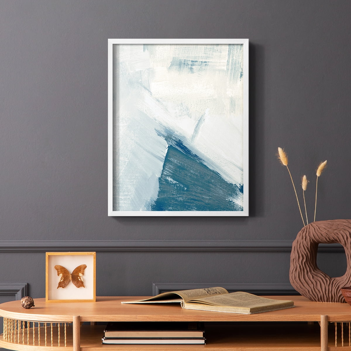 Wind Blown I Framed Print - Solid Wood in Single Picture Frame Solid Wood 2 Framed Print