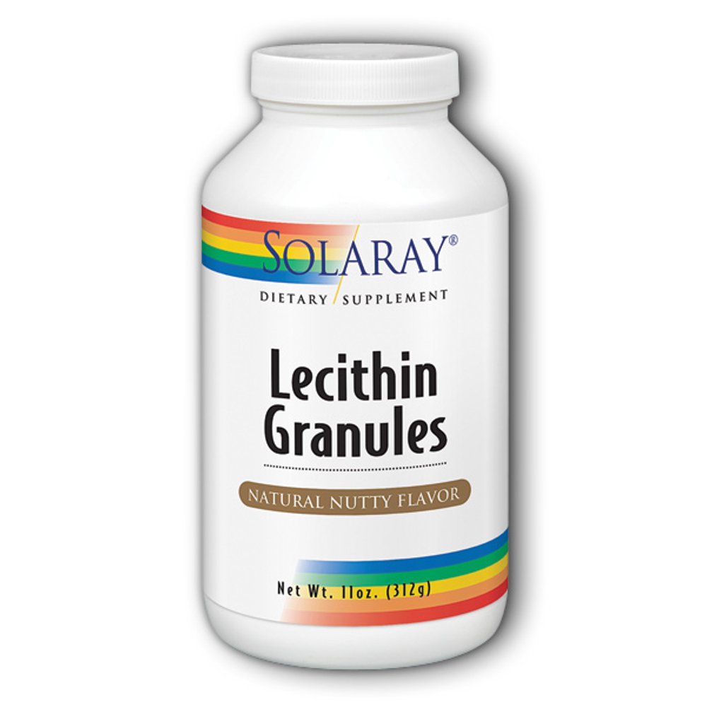 Solaray Natural Nutty Lecithin Granules, 0.69 Lb