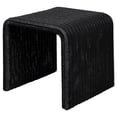 thumbnail image 4 of Cahya Square Woven Rattan End Table Black, 4 of 7