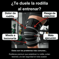thumbnail image 2 of Par De Vendas Para Rodilla Bloosom  Gym Crossfit Gris/Negro, 2 of 4