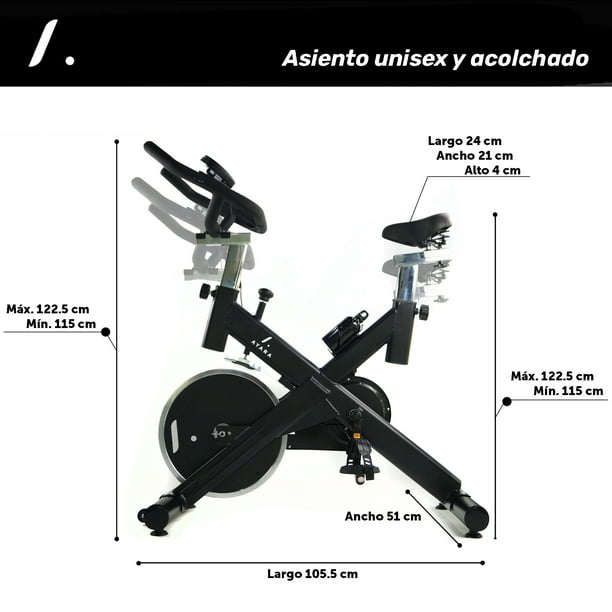 Bicicleta estática de spinning Ayara BICI01 kg Bodega Aurrera