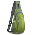 thumbnail image 1 of Bolsa tipo bandolera TITECOUGO ligera cruzada para mujeres y hombres verde militar, 1 of 6