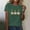 Green, variant on Womens Oh for Lucks Sake T Shirt Funny Shamrock Clover Cool Saint Patricks Day