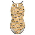 thumbnail image 4 of Gudetama Women's One Piece Swimsuit High Neck Tummy Control Swimwear Bathing Suit, 4 of 7