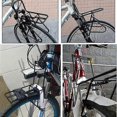 thumbnail image 5 of Bicycle Front Rack, Steel Luggage Touring Carrier Racks 15KG Capacity Mountain Road Bike Pannier Ra, 5 of 5