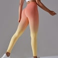 thumbnail image 6 of lcziwo Today's Sales of The Day, Workout Leggings for Women Gym Butt Lifting High Waisted Yoga Pants 2025 Fashion Gradient Print Tummy Control Running Tights Yellow L, 6 of 8