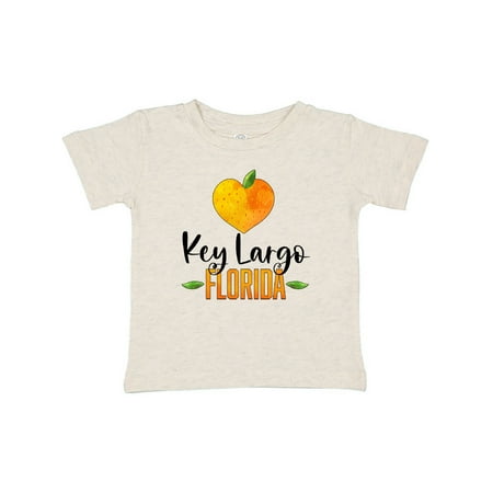 

Inktastic Key Largo Florida Orange in Heart Gift Baby Boy or Baby Girl T-Shirt