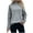 Gray, variant on XMMSWDLA Womens' Turtleneck Long Sleeve Cable Knit Sweaters