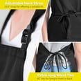 thumbnail image 5 of Extra Large Apron for Men Adjustable Bib Aprons with 2 Pockets Cooking Kitchen Women Chef Water & Oil Resistant, 5 of 6