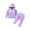 Purple, variant on YOUYEDIAN Newborn Baby Girls Sweatsuit Cute Mini Hoodie Pullover Sweatpants Outfits Infant Fall Winter Fashion Tracksuit Set Clothes (Pink, 6-9 Months)