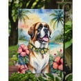 thumbnail image 3 of Saint Bernard Luau Garden Flag 11.25 in x 15.5 in, 3 of 5