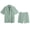 Light Green, variant on AZoiNM Men's Short Sleeve Shorts Suit Set Summer Two Button Notch Lapel Loose Fit