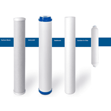 

14pc Whole House Reverse Osmosis Drinking Water 2.5 x 20 Filters/inline
