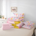 thumbnail image 6 of Feelyou Kawaii Cat Lover Twin Bedding Sets 7-Piece for Kids, Funny Kitten Animal Bedding Comforter Set, Girly Pink Cartoon Reversible Sheet Sets, Lightweight Room Decor, 6 of 8