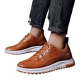 thumbnail image 3 of Sngxgn Men's Walking Shoes Lightweight Sneakers Casual Shoes(Khaki,42), 3 of 8