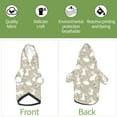 thumbnail image 5 of Bingfone Rabbit And Flower Dog Clothes Hoodie, Pet Winter Coat,Puppy Sweatshirts for Small Dogs Boy Girl,Suitable for All Breeds-X-Large, 5 of 6