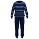 thumbnail image 1 of GÖTZBURG Conjunto de Pijamas de Hombre - largo, Cuello en V,  rayado Azul/Blanco 3XL (XXX-Large), 1 of 5