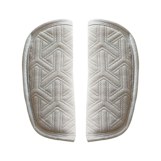 1 par de cubiertas de correa de cinturón para bebés y niños, asiento de coche para cochecito de bebé para cápsula de bebé beige CUTICAT funda para el hombro del cochecito