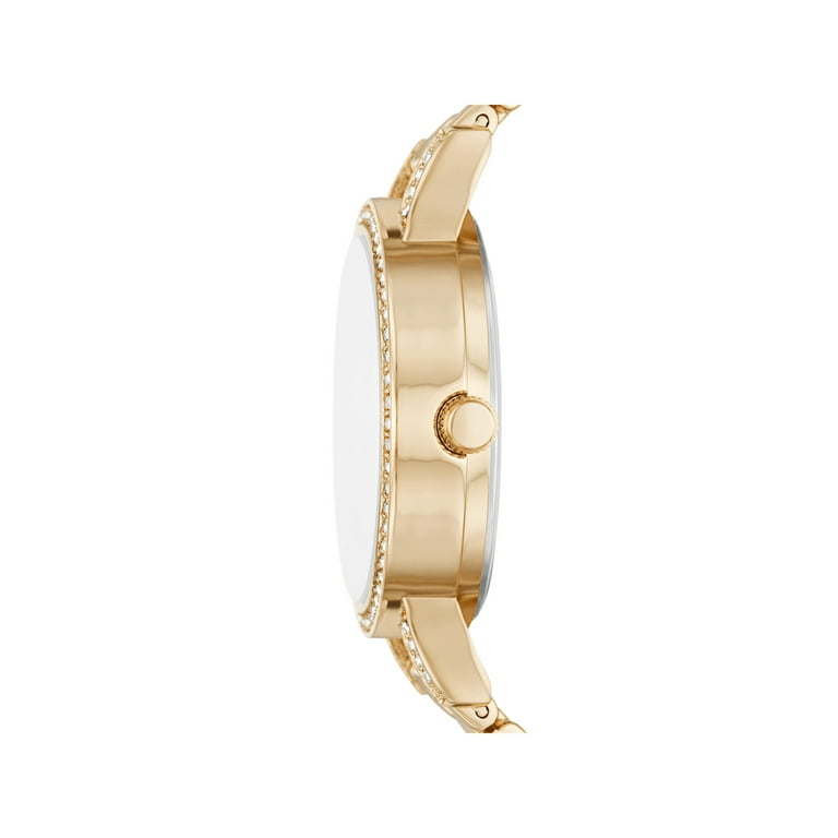 Time and Tru Women's Gold Tone Bee Watch and Bracelet Set Time and Tru Women's Gold Tone Bee Watch and Bracelet Set