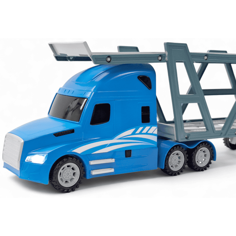 Adventure Force Big Rig Transporter Toy Truck Play Set – 12-Piece
