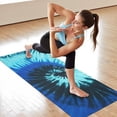 thumbnail image 6 of Colorful Tie Dye Pattern Hot Yoga Mat Towel Non Slip for Hot Yoga - Quick-Drying Yoga Mat Cover with 4 Corner Pockets with Travel Bag - Hot Yoga Towel Non Slip 74"x26", 6 of 6