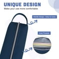 thumbnail image 4 of Minimalist Pencil Case, Large Capacity Pencil Bag with Portable Handle, Waterproof Fabric and Zipper, Aesthetic and Spacious Pen Organizer for Office Staff and Professionals, Navy Blue, 4 of 7