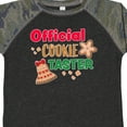 thumbnail image 4 of Inktastic Christmas Official Cookie Taster with Bell and Star Cookie Boys or Girls Toddler T-Shirt, 4 of 5