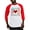 Red/White, variant on CafePress - Social Worker Baseball Jersey - Cotton Baseball Jersey, 3/4 Raglan Sleeve Shirt