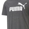 thumbnail image 3 of Playera Puma ESS Heather Tee para Hombre 586736-01 gris oscuro S, 3 of 4