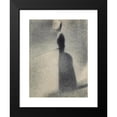 thumbnail image 2 of Georges Seurat 19x24 Black Modern Framed Museum Art Print Titled - A Woman Fishing (1884), 2 of 5