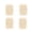 4PCS #1, variant on ZZAIXHL Wooden Frames for Crafts Paintable Wood Frames Small Standing Photo DIY Wood Decorative Arts, Birthday Party Gifts Vinatge Shape