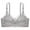 Gray, variant on Darzheoy Wire-Free Bra for Women Plus Size Lace Bra No Steel Push Up Underwear Vest-Style Sleep Bra Bralette 34/85BCD
