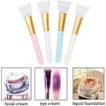 thumbnail image 3 of 4 Uds. Brocha para máscara, brocha cosmética de silicona, brocha aplicadora de mascarilla Facial, brochas de maquillaje suaves para crema facial y ojos o aplicación DIY JM, 3 of 5