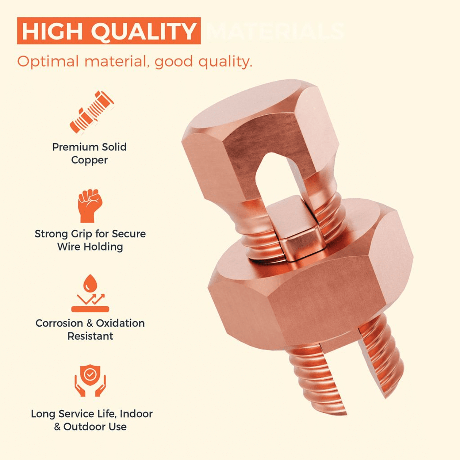 Best Connections Split Bolt Wire Connector 200 Piece