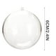 thumbnail image 3 of 5pcs DIY Clear Plastic Ball Baubles, Sphere Fillable Christmas Ornament, Gift Box For Wedding Party, Christmas Ball Ornaments Decor Gift, Transparent Balls Plastic Balls Christmas Decoration Hangers C, 3 of 3