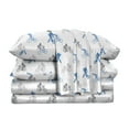 thumbnail image 2 of Kids Rule 3 Piece Sheet Set, BMX Bikers, Grey - Twin, 2 of 5