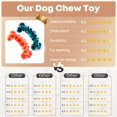 thumbnail image 3 of Juguetes masticables para perros WOWBALA, limpiadores de dientes indestructibles, paquete de 2, 3 of 7