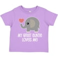 thumbnail image 3 of Inktastic Great Auntie Loves Me Elephant Boys or Girls Toddler T-Shirt, 3 of 5