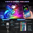 thumbnail image 2 of Kit de luces LED para motocicleta LD DARKEAGLE con freno y señal de giro, 2 of 7