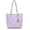 Lilac, variant on MKF Collection Lea Vegan Leather Women's Tote Bag, Fashionable Shoulder Purse Handbag by Mia K - Lilac