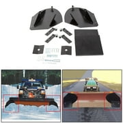 Kojem Heavy Duty Snow Plow Pro-Wing Blade Extenders Extensions Replacement PW22 for Meyer Western Boss Snowplow Blade Extenders Black